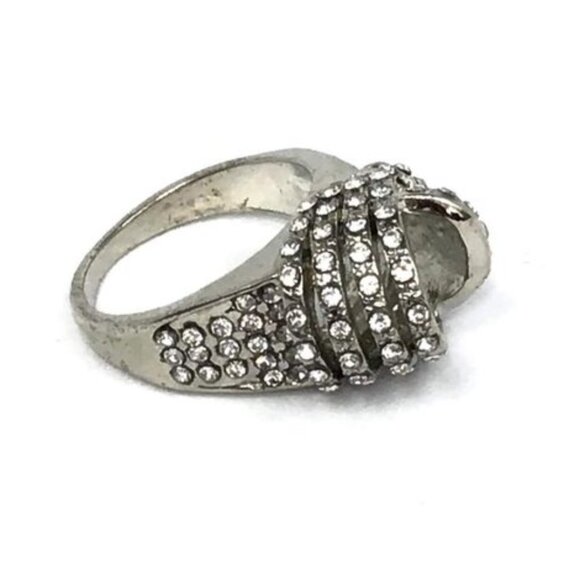 NWT Silver Women's Fashion Ring Size 8 - Picture 4 of 6